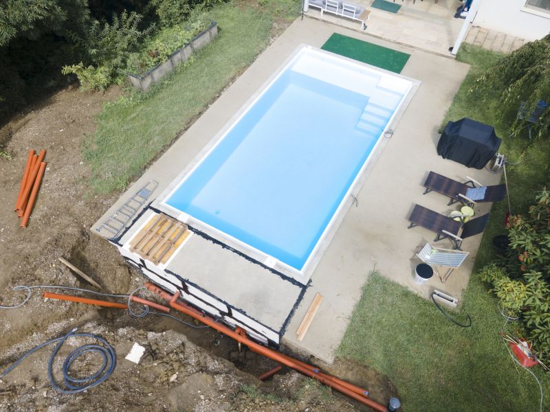 Pool Prep Yard Leveling