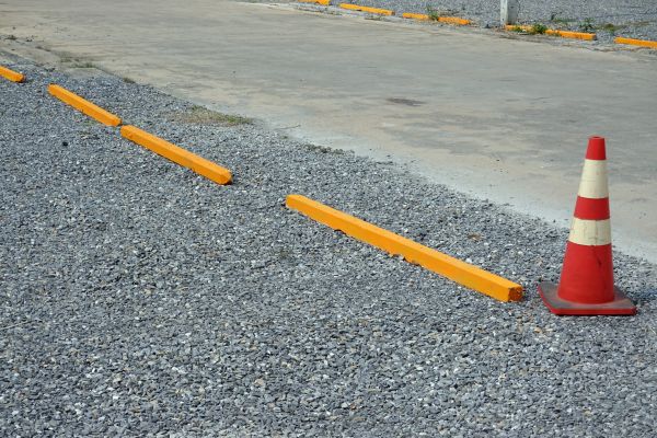 Parking Lot Gravel Repair in Dacula