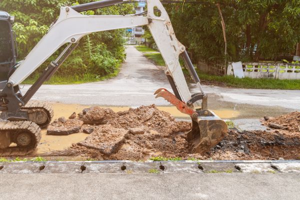 Cost of Water Line Excavation in Dacula